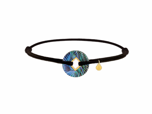 Min&ral Joaillerie Bracelet Coins abalone