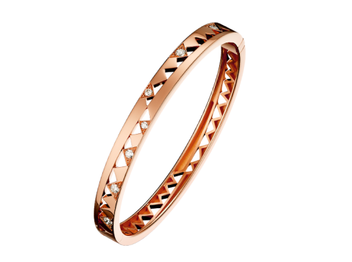 Bracelet Capture Me or rose et diamants