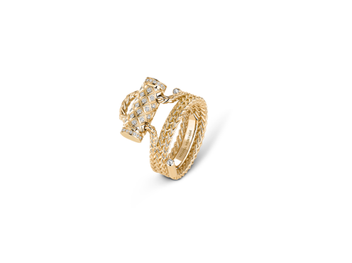 Bague Latch pavée