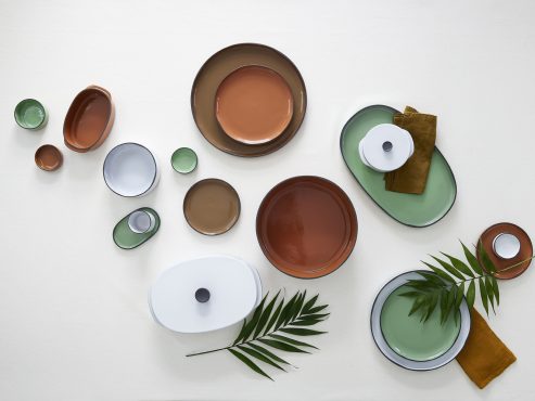 Présentoir à Saucisson En Porcelaine Revol - Fabrication Française - Occasion