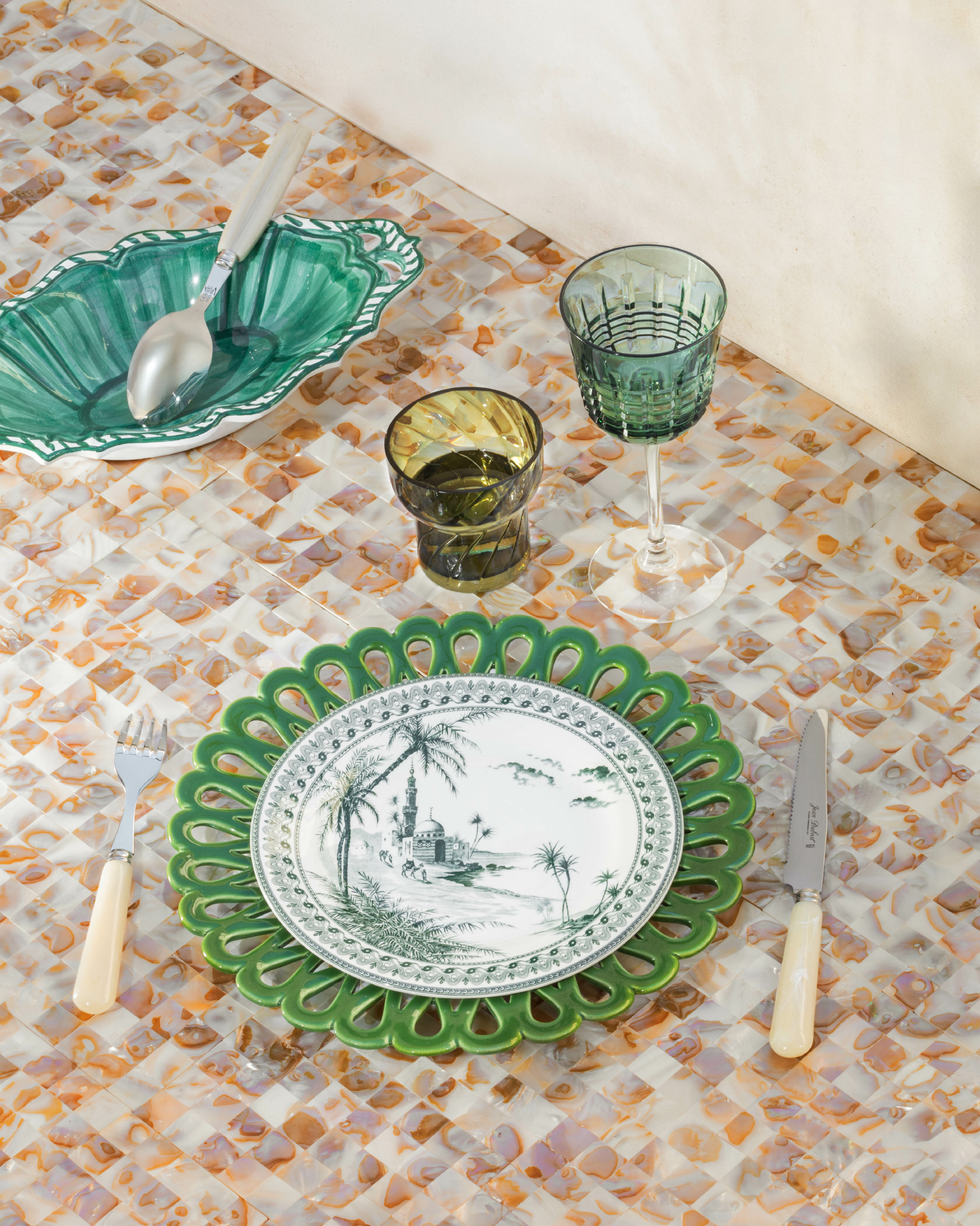 Mediterranean tableware