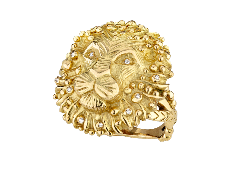 Garnazelle -Bague Lion maxi